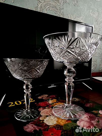 Хрустальная ваза для фруктов
