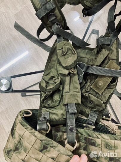 Боевой пояс Воин ссо A-tacs FG мох + плечи от рпс