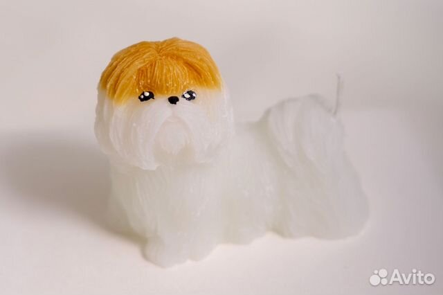 Свеча ши-тцу, ручная работа