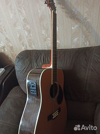 Электроакустическая12-тиструнная гитара GregBennet