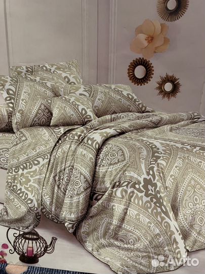 Белье постельное 2сп с европростыней