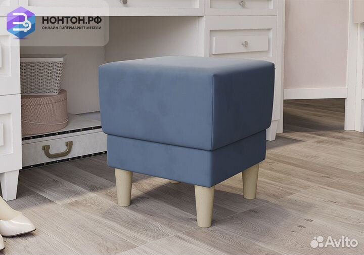 Пуф Айрин светло-синий