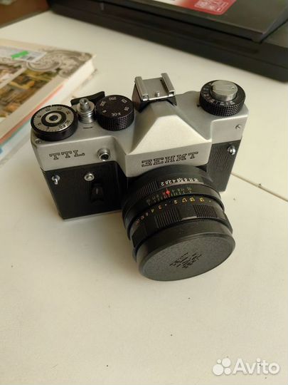 Плёночный фотоаппарат зенит TTL + Helios 44