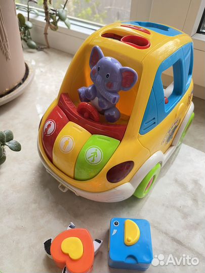 Развивающая игрушка машинка сортер