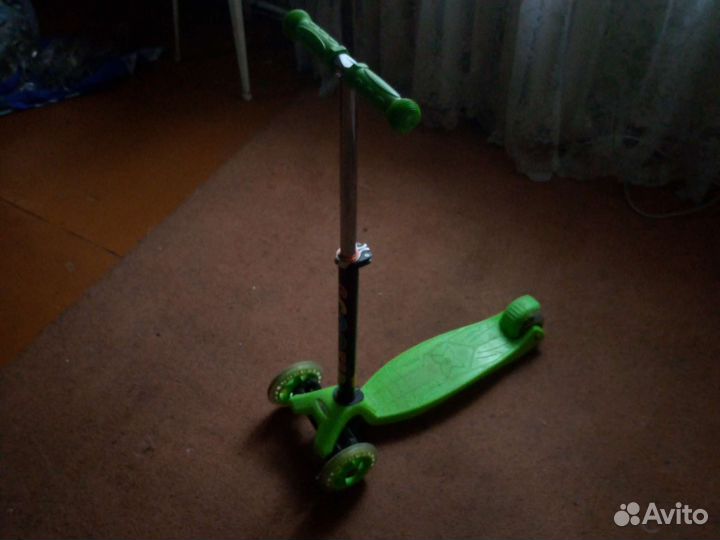 Самокат детский трехколесный бу