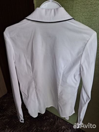 Блузка белая школьная 122 128