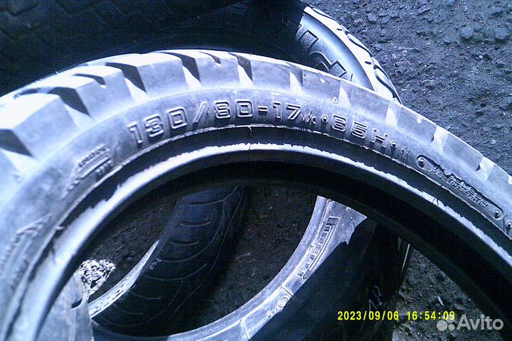 130 80 R17 - 1 мота шина shinko trail master E 705