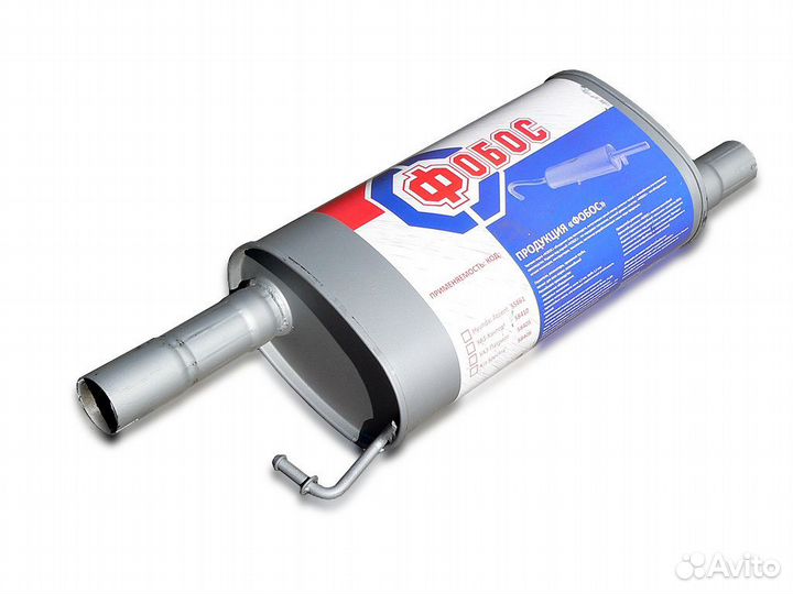 Глушитель VW Transporter T5 средняя часть фобос