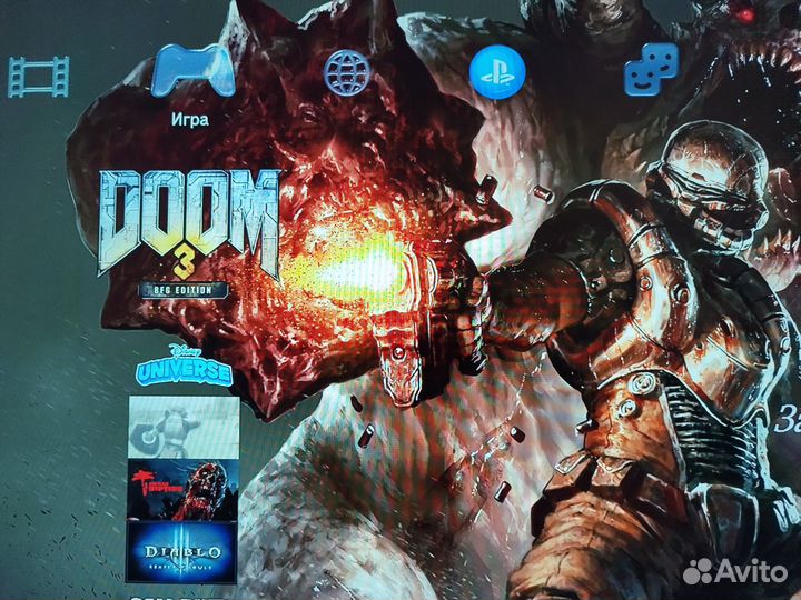 Sony PS3 Super Slim 500Gb Прошитая 2 геймпада