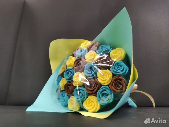 Шоколадный букет - 29 Роз