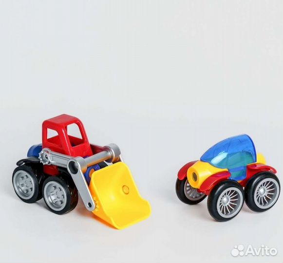 Магнитные машинки - конструктор Крибли, новые