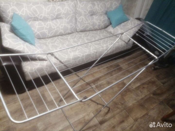 Сушилка для белья напольная алюминиевая бу