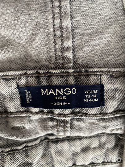 Джинсовый сарафан mango