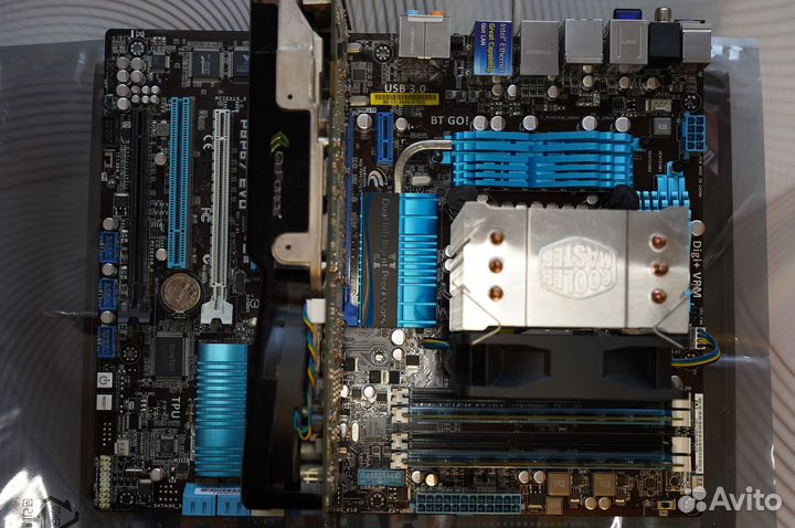 Материнская плата, процессор, оперативка, видео