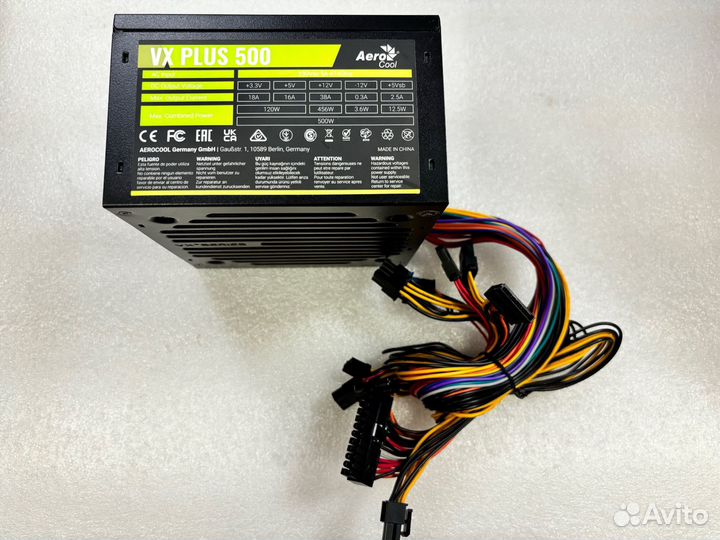 Блок питания AeroCool VX-500 plus 500w