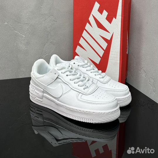 Кроссовки Nike Air Force 1 Shadow Triple White