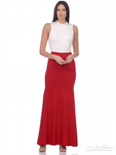 Юбка Ewa Moretti 44 р. цвет красный