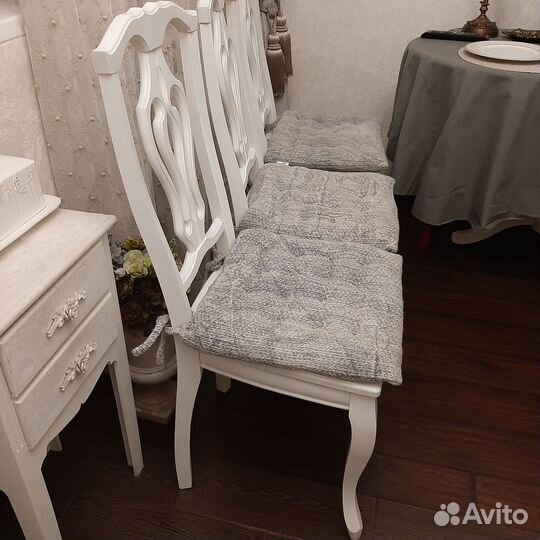 Стулья белые массив березы эмаль 2 (3) шт