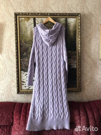 Кардиган коса с капюшоном,S-L,Польша