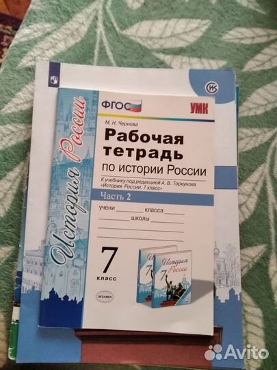 Рабочая тетрадь История России 7 класс 2 ч