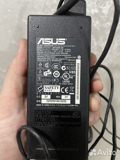 Зарядное устройство для ноутбука asus