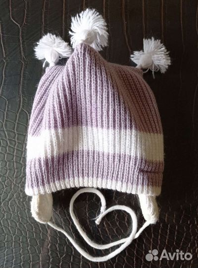 Шапочка для новорождëнного 0-4мес