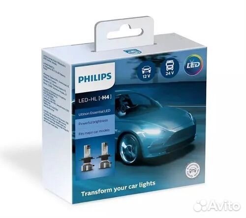 Led лампы h4 philips