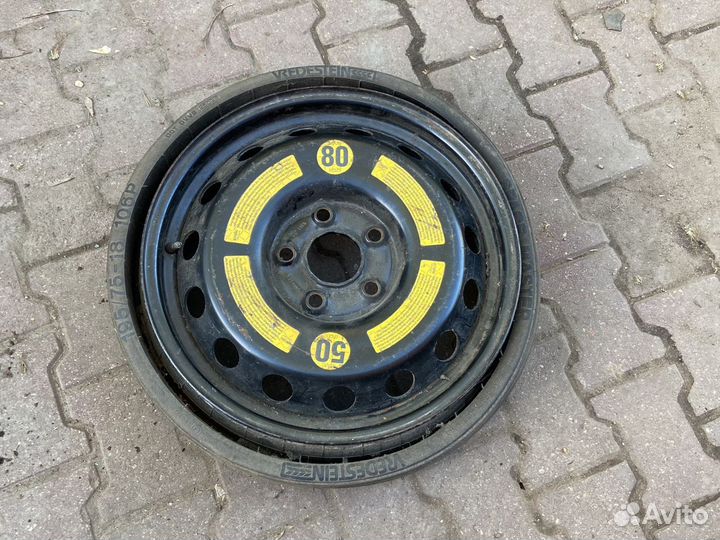 Запасное Колесо Фольксваген туарег 5х130