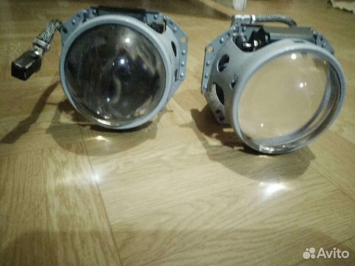 Биксеноновые линзы hella 3 оригинал с лампами