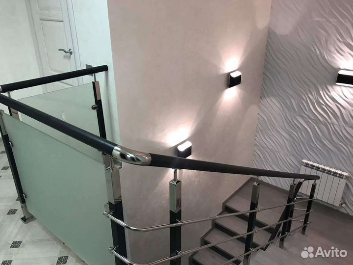 Комбинированные ограждения из нержавеющей стали