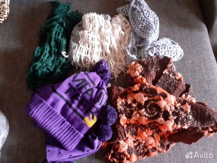 Шарф снуд шапка