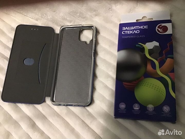 Чехол книжка и защитное стекло