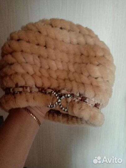 Шапка натуральный мех