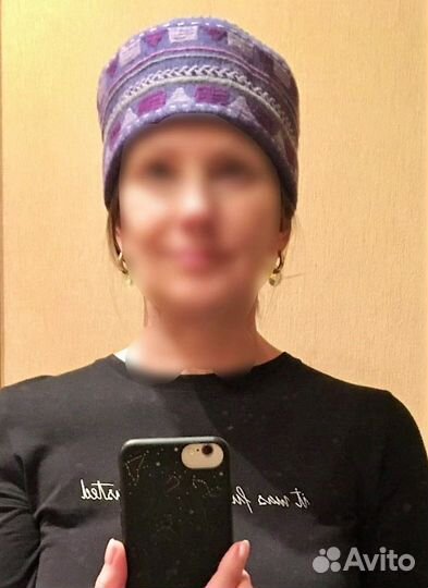 Шапочка жен. из валеной шерсти дизайнерская