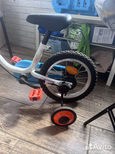 Детский велосипед 13 дюймов с доп колесами
