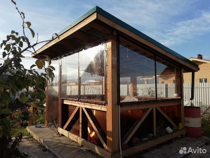 Мягкие окна (для террас, беседок)