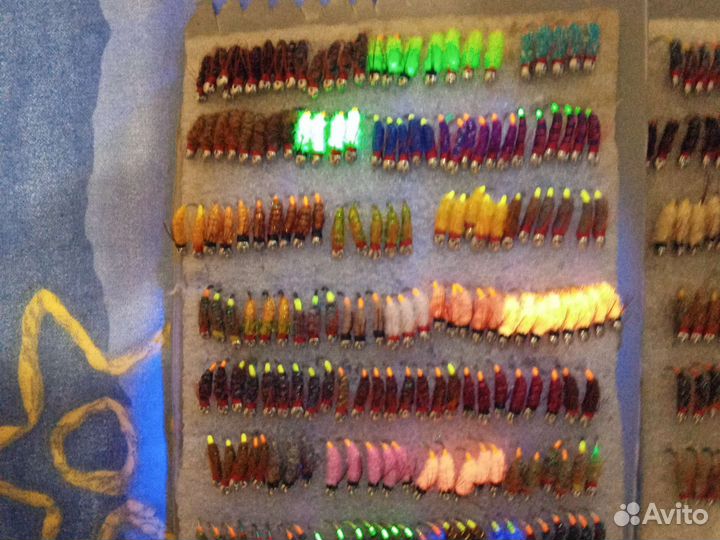 Мушки для ловли хариуса.все мушки рабочие проверен