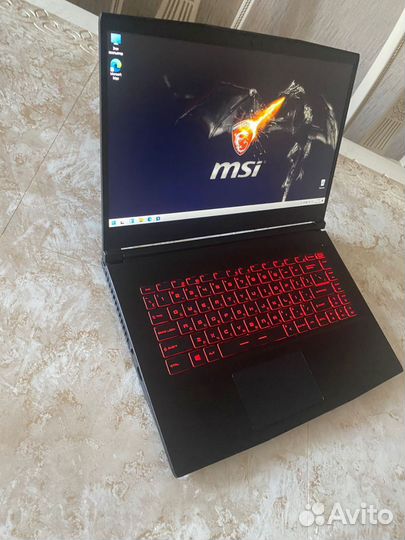 Msi GF65 RTX 3060 6gb/SSD512/16gb/144 Hz