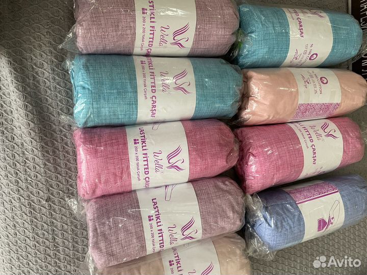 Простынь на резинке 160/200, 180/200,200/200