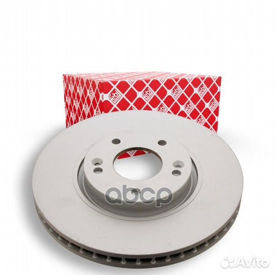 Торм.диск перед.вент.300x28 5 отв. (с покрыти