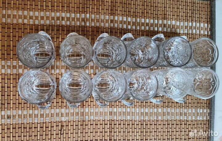 Хрустальные рюмки СССР сапожок