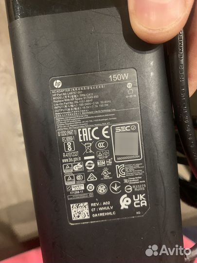 Блок питания для ноутбука HP pavilion gaming