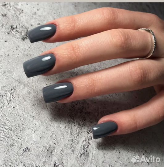 Маникюр гель лак наращивание