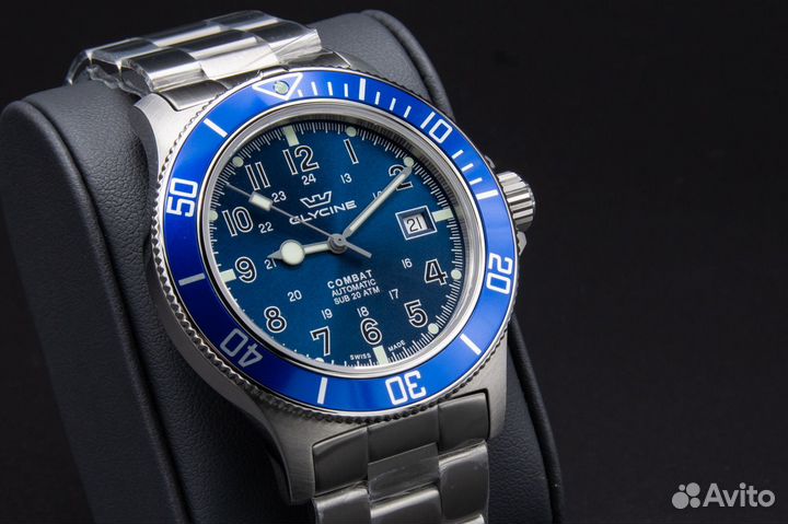 Часы Glycine Combat SUB Automatic Швейцария новые