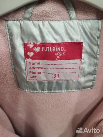 Ветровка на флисе 164