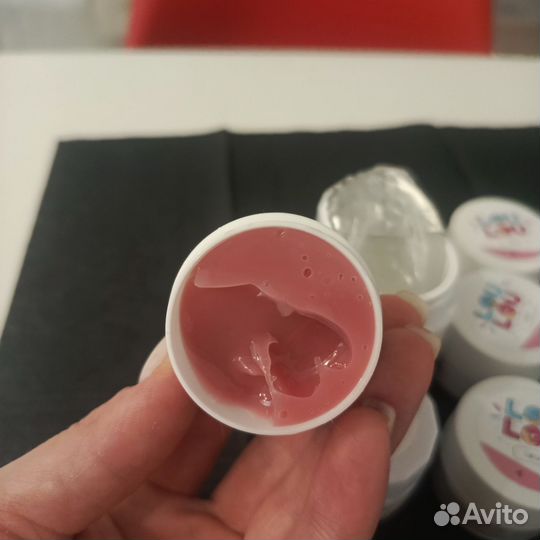 Полигель пластелин для наращивания, ремонта ногтей