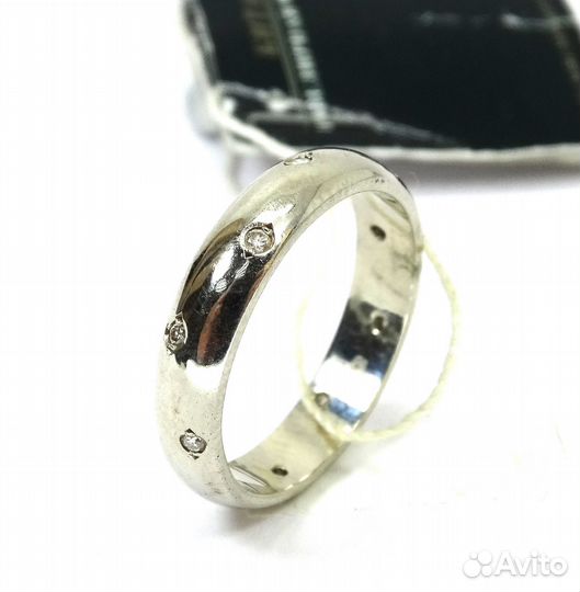 Золотое кольцо с бриллиантами р 19