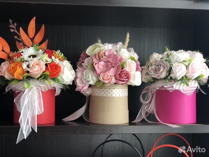 Мыльные цветы. Букет из мыльных роз на 1 сентября