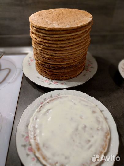 Коржи медовые