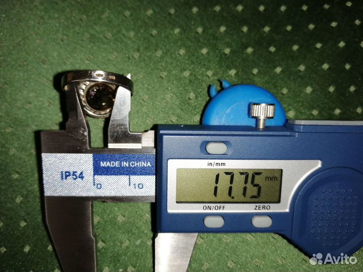 Серебряное кольцо с раух топазом